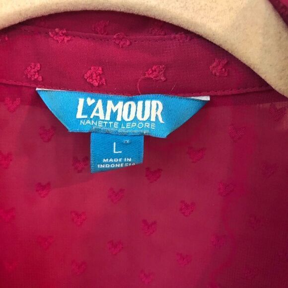 L’Amour sheer blouse  - Picture 2 of 7